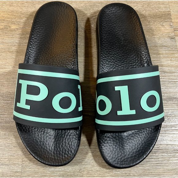 Polo Ralph Lauren Polo Logo Slide Sandals - Picture 1 of 7